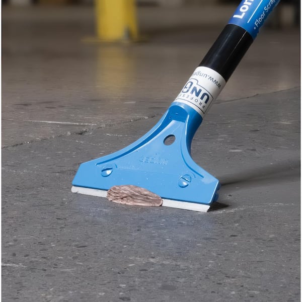 4 in. Long Handle Floor Scraper with Stainless Steel Replacement Blades