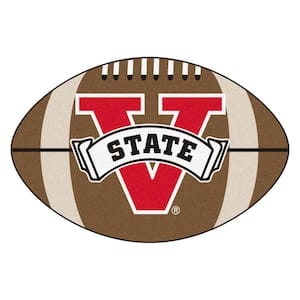 NCAA Valdosta State University 20.5 in. x 32.5 in. Football Mat Area Rug