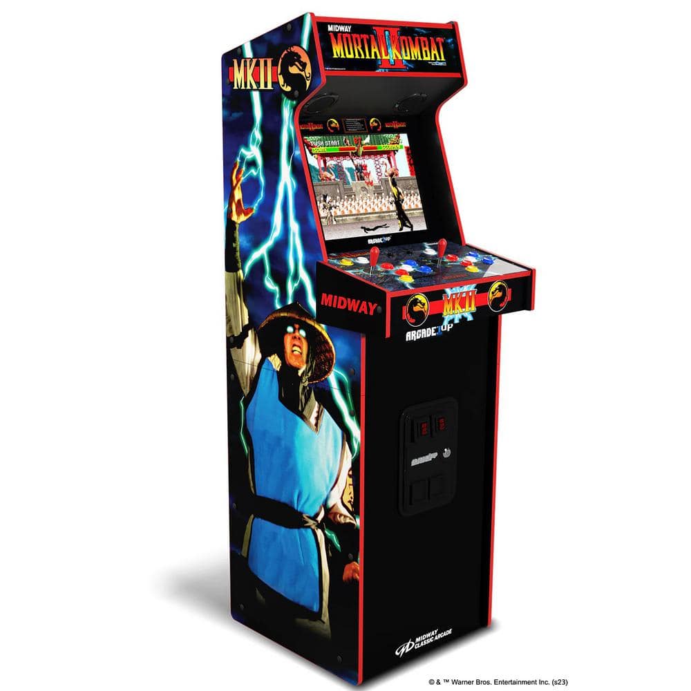 ARCADE1UP Mortal Kombat II Deluxe Arcade Game 195570019733 - The