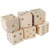 Giant Outdoor Wooden Yard Dice Set