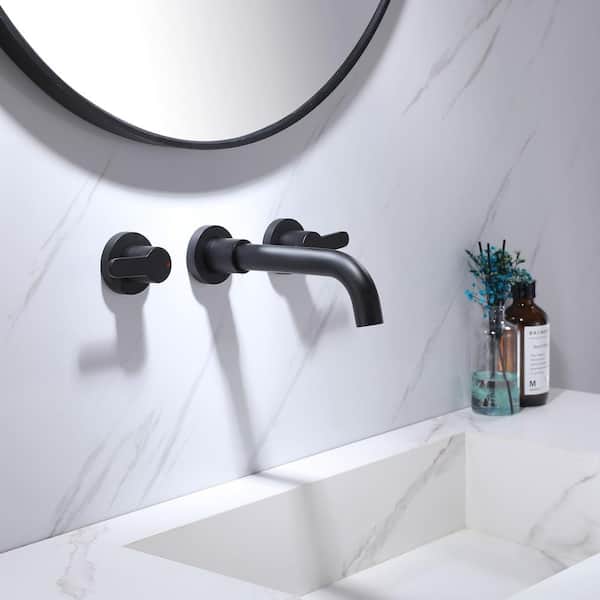 KAPHOME 3-Holes Roman Tub Faucet With Sprayer,Rotatable High Flow Tub