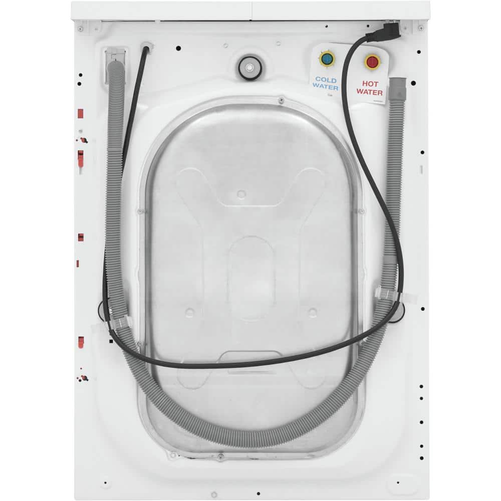 White 2.4 Cu. Ft. High Efficiency Front Load Washer with Steam