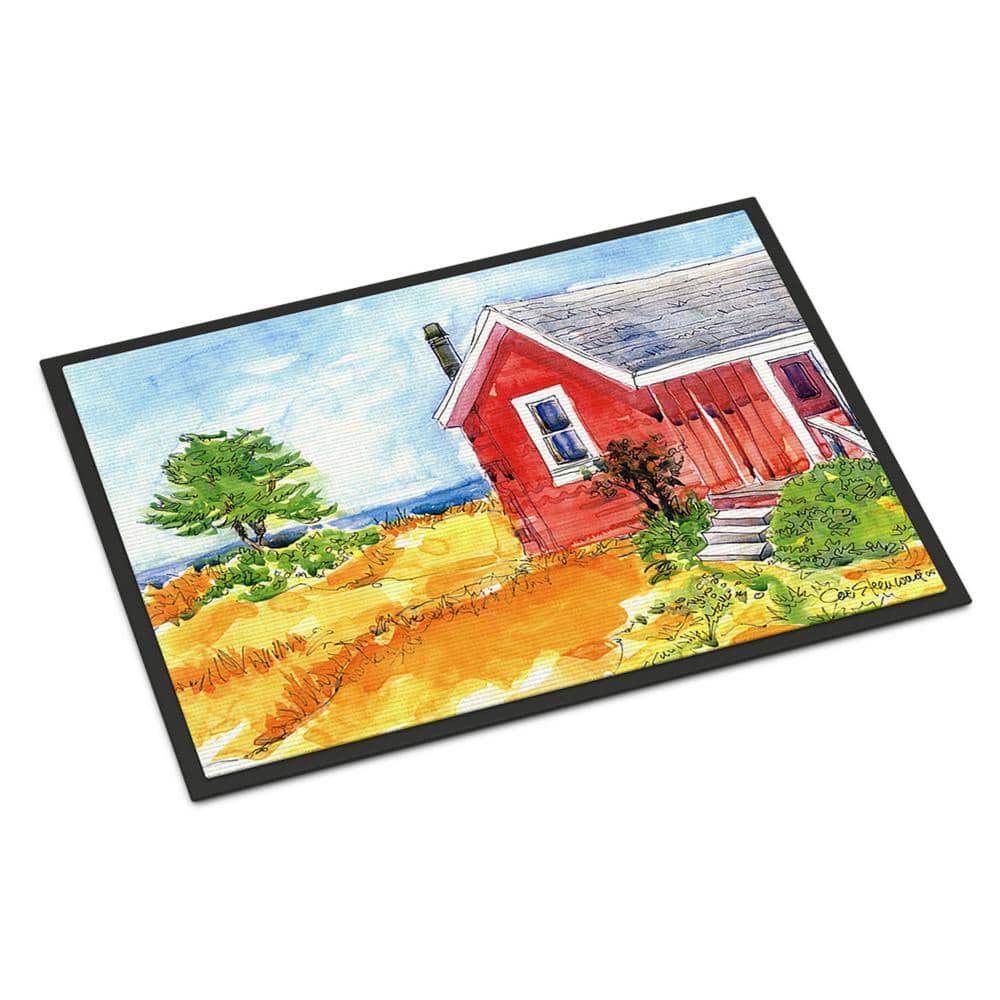 Multicolor Carolines Treasures Shrimp Under water Doormat 18 H x 27 W Multicolor Carolines Treasures Shrimp Under water Doormat 18 H x 27 W