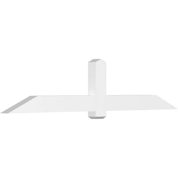 Ekena Millwork Eugene 96 in. W x 20 in. H x 4 in. D Signature Polyurethane Bracket