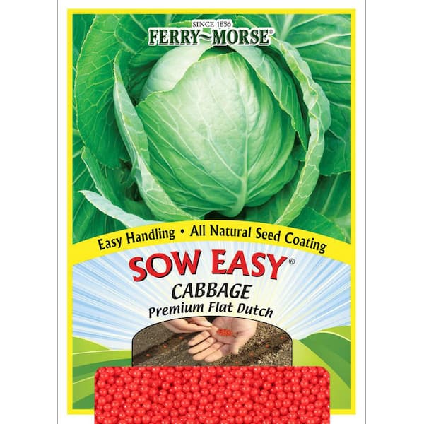 Sow Easy Cabbage Premium Flat Dutch Vegetable Seeds