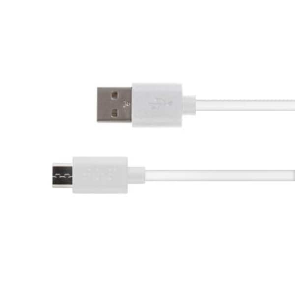 Tech and Go 3 ft. Cable for Micro-USB, White