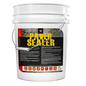 5 Gal. Penetrating Paver Sealer and Water-Repellent, Clear Water-Based Formula with Salt Guard and Stain Protection