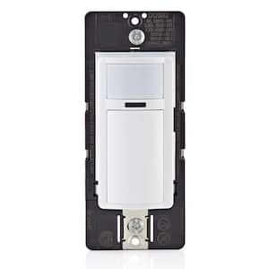 Decora In-Wall Motion Sensor Light Switch, Motion Activated, Auto-On/Auto-Off, 2-Amp, Single Pole, White