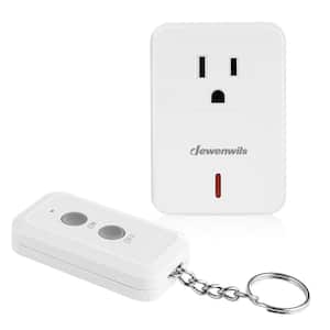 Indoor Wireless Remote Control Outlet, Remote Light Switch Kit, Wireless On Off Power Switch, 100 ft. RF Range