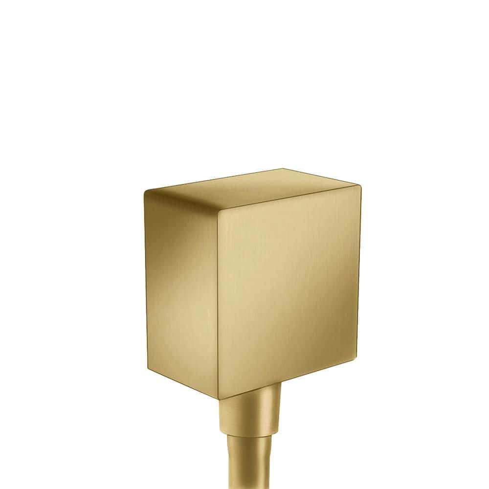 FixFit 1/2 in. Wall Outlet Square with Check Valves in Brushed Gold Optic price history on PriceWatchPro