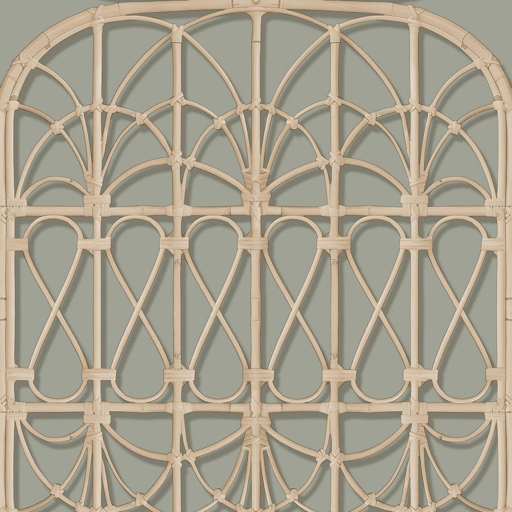 Lattice Rattan Panels Grey Wallpaper Sample price history on PriceWatchPro