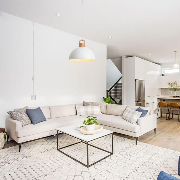 1 Light White Wood Industrial Dome Pendant for Dining Room Storage Room No Bulbs Included with Plug-In Switch