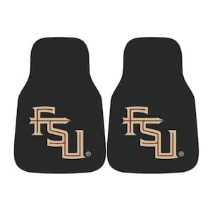 Florida State University 18 in. x 27 in. 2-Piece Carpeted Car Mat Set