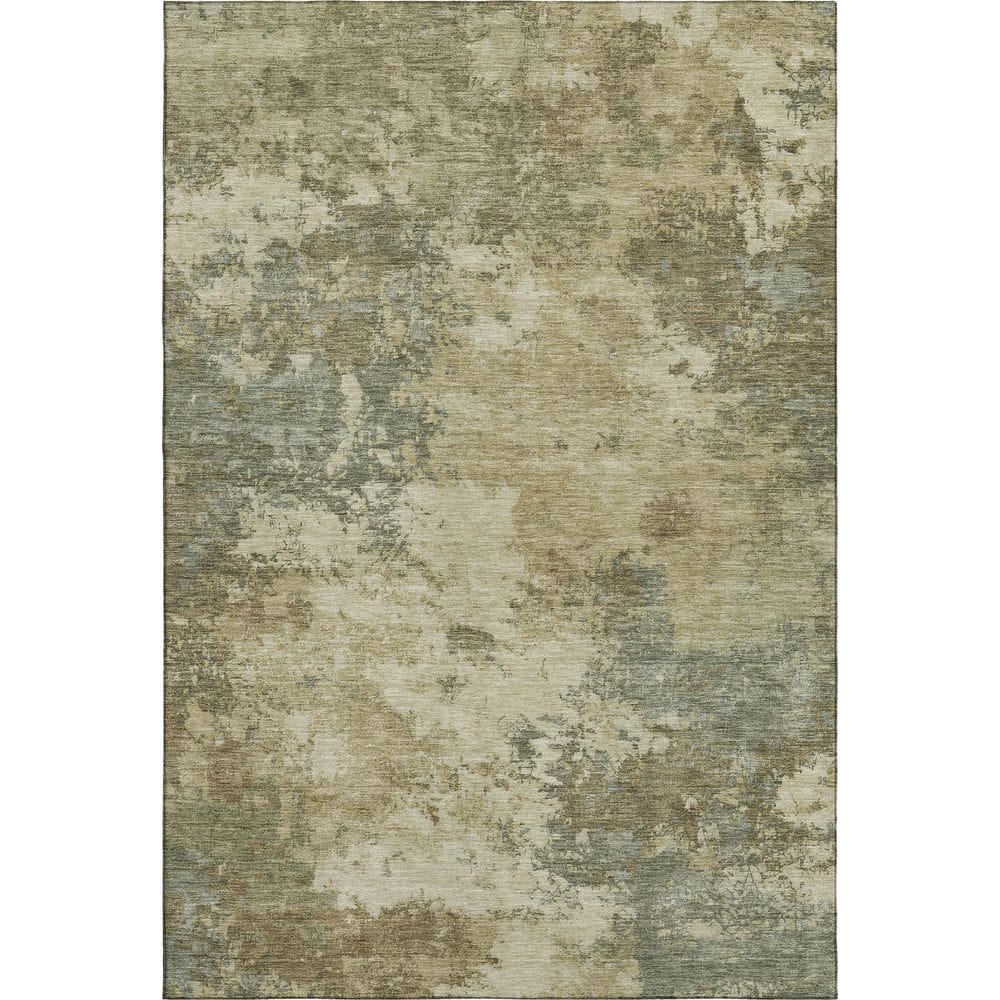 Mayfield Premium Machine Washable Abstract AMF2363 Wheat 3 ft. x 5 ft. Area Rug price history on PriceWatchPro