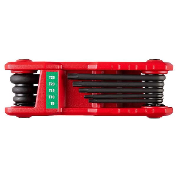 Milwaukee 8-Key Folding Torx Hex Key Set with 17- Key Folding Hex Key Set (25-Piece)