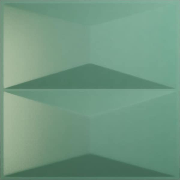 Ekena Millwork 11 7/8 in. x 11 7/8 in. Aberdeen EnduraWall Decorative 3D Wall Panel, Sea Mist (Covers 0.98 Sq. Ft.)
