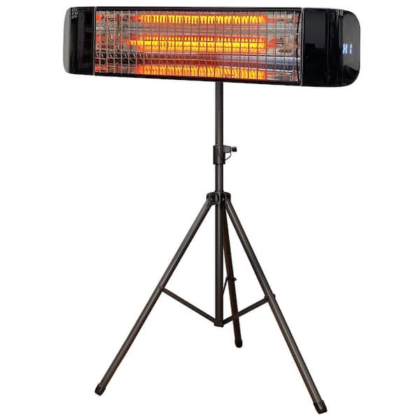 Electric Outdoor Heater, Wall/Ceiling/Tripod Infrared Patio Heater Warmer for Outdoor Indoor Use, 1500W, CSA certificate