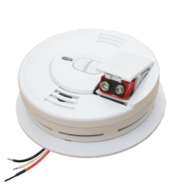 Hardwire Smoke Detector with Battery Backup, Ionization Sensor, and 2-Button Test/Hush Hardwire Smoke Detector with Battery Backup, Ionization Sensor, and 2-Button Test/Hush