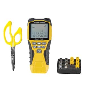 Cable Tester Kit with Scout Pro 3 Tester, Remotes, Adapter, Battery and All-Purpose Electrician's Scissors