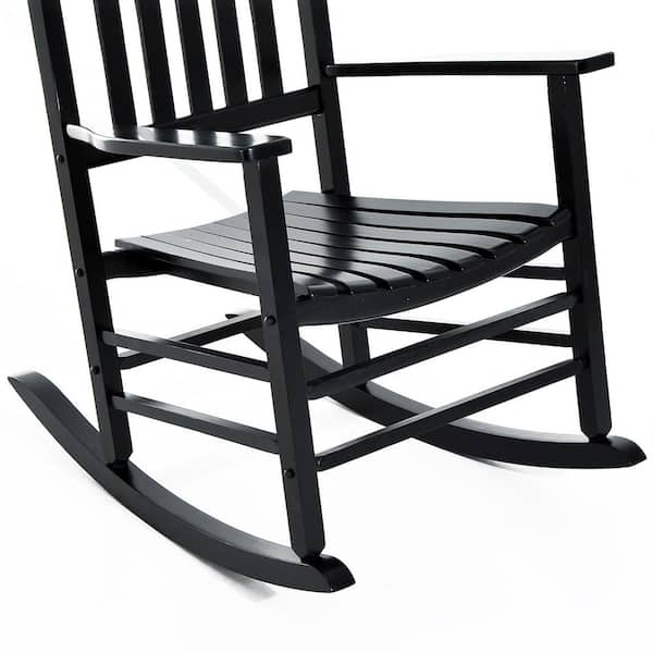 tec wood slat rocking chair home depot