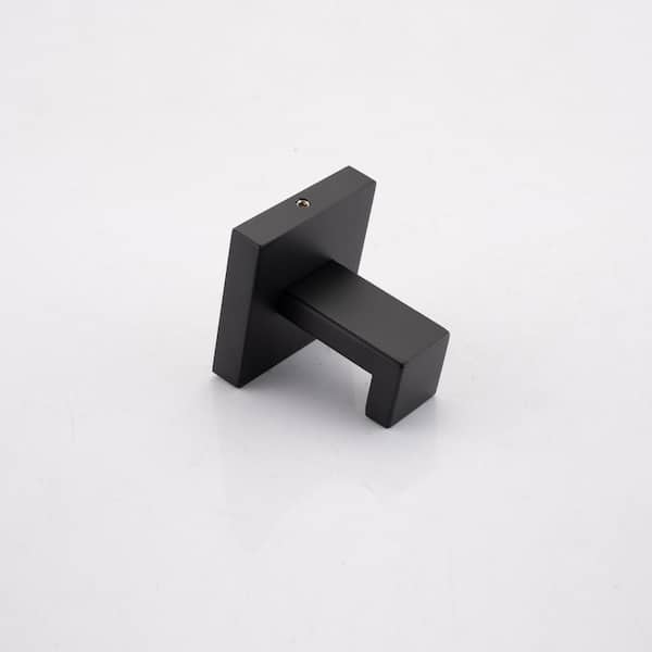 Flynama 2-Piece Bath Hardware Set with Mounting Hardware in Matte Black