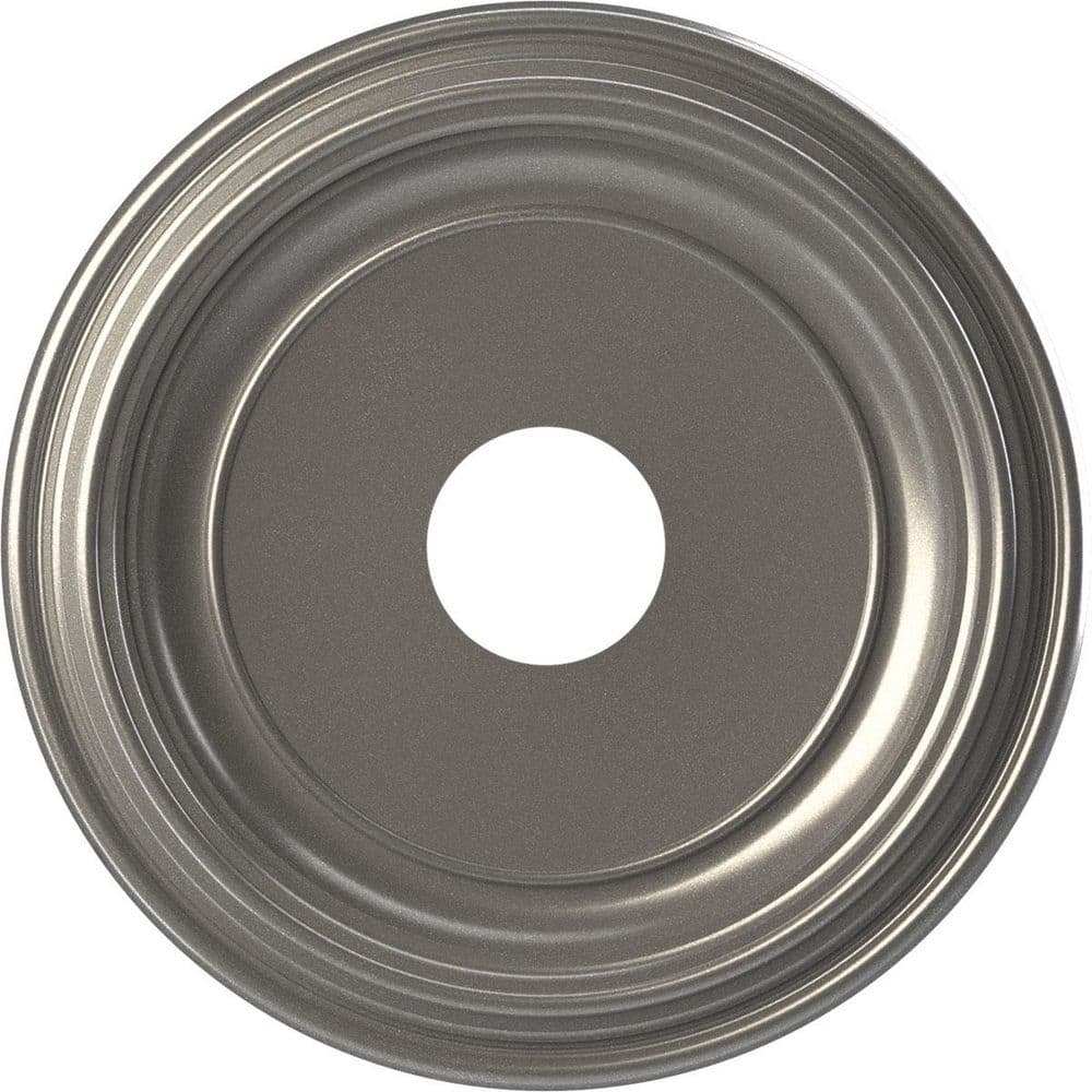 16 in. O.D. x 3-1/2 in. I.D. x 1-3/8 in. P Traditional Thermoformed PVC Ceiling Medallion in Aged Dark Steel price history on PriceWatchPro