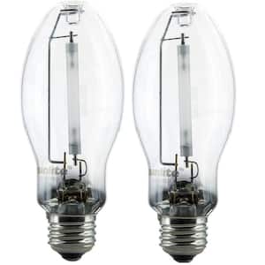 100-Watt ED17 High Pressure Sodium HID Bulb 2100K E26 Base 8500 Lumens Metal Halide Light Bulb (2-Pack)