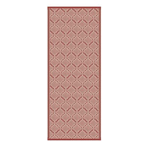 All Weather Patio Mat Terracotta