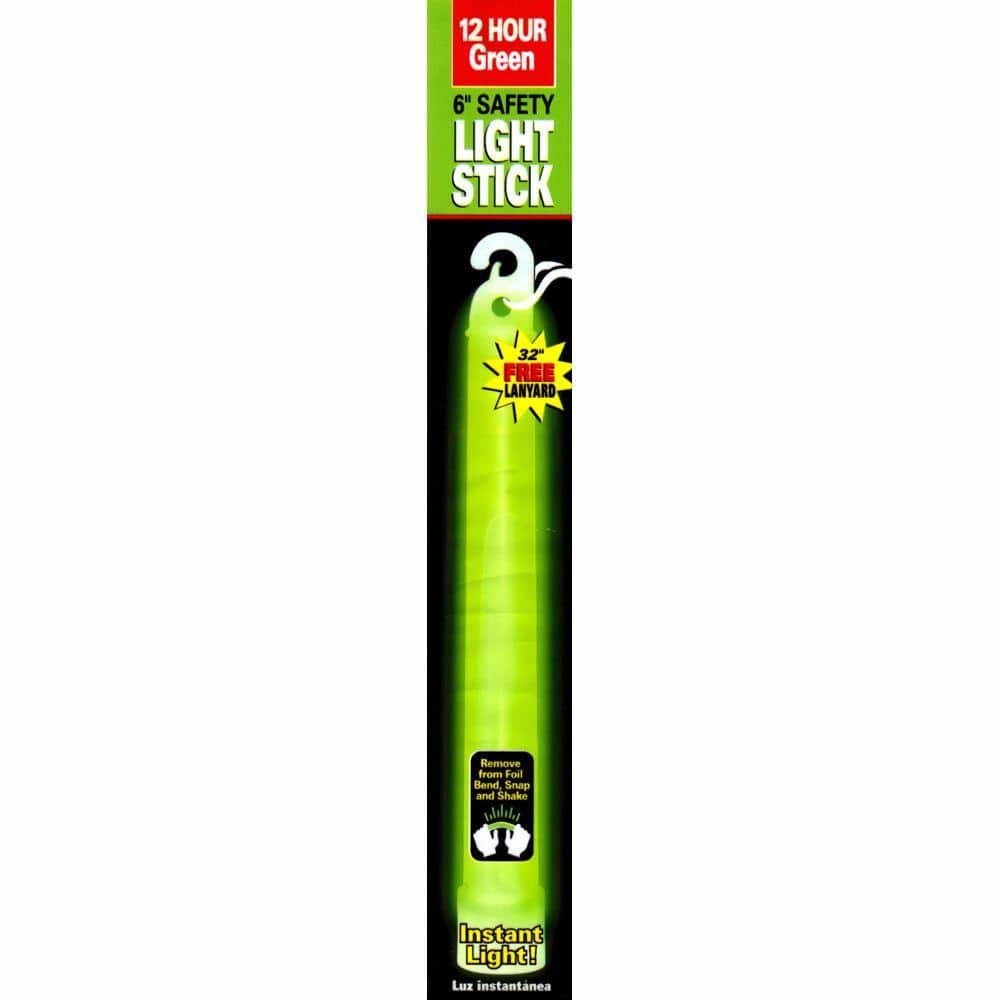 Ready America 12-Hour Green Safety Light Stick 27017 - The Home Depot