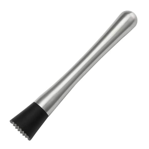 Silver 304 Stainless Steel 24 oz Cocktail Shaker with Built-In Strainer and Mirrored Finish