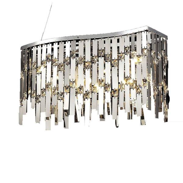 Filament Design Xavier 5-Light Silver Chandelier