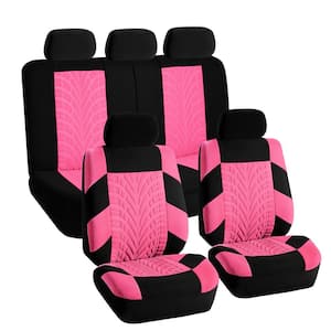 Polyester 47 in. x 23 in. x 1 in. Travel Master Full Set Car Seat Covers