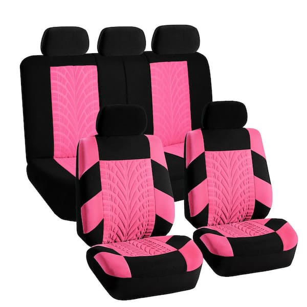 Atletisch veiligheid heilig FH Group Polyester 47 in. x 23 in. x 1 in. Travel Master Full Set Car Seat  Covers DMFB071115PINK - The Home Depot