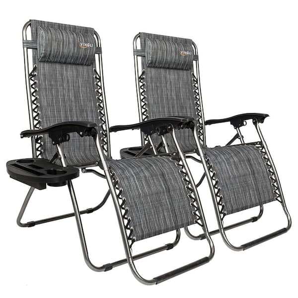 Karl home Zero Gravity Metal Textilene Fabric Outdoor Recliner