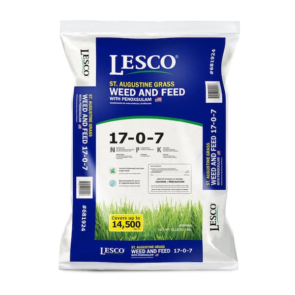 LESCO 50 lb. St. Augustine Grass Weed and Feed with Penoxsulam