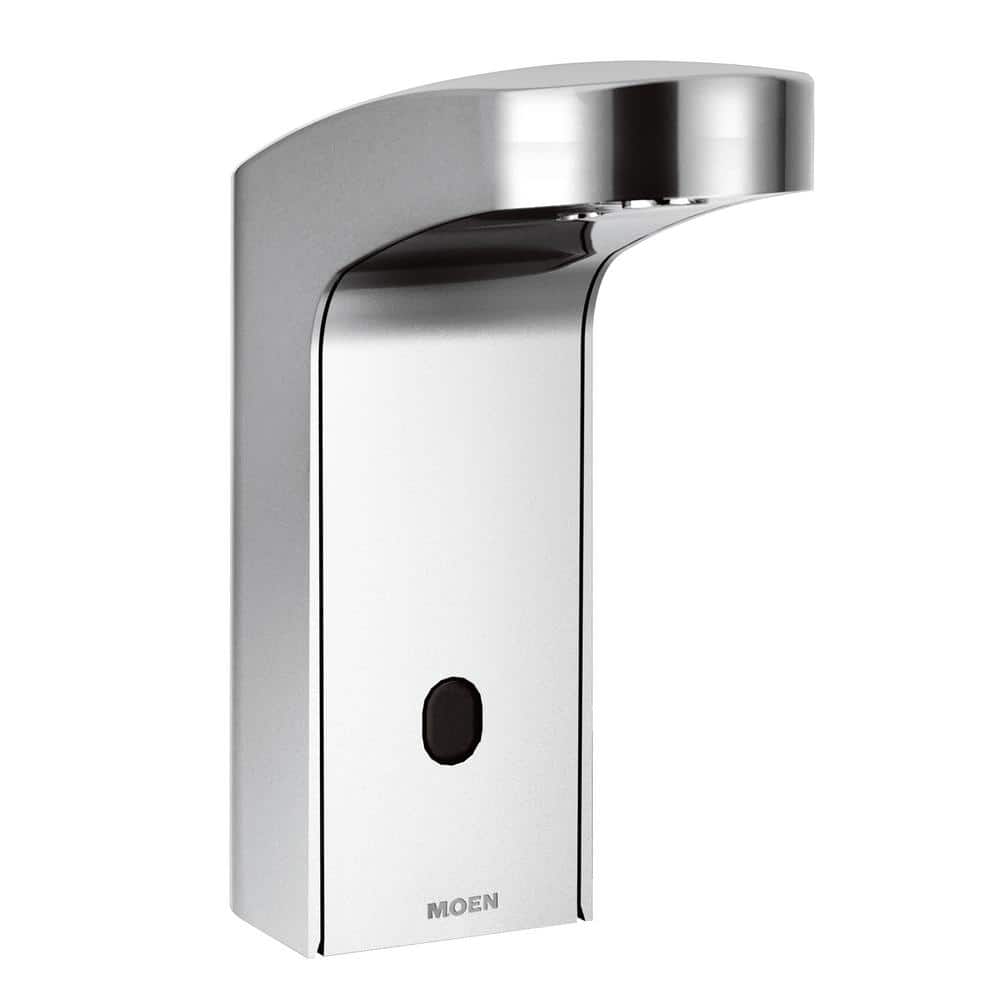 MOEN M-POWER Battery Power Single Hole Touchless Bathroom Faucet in ...