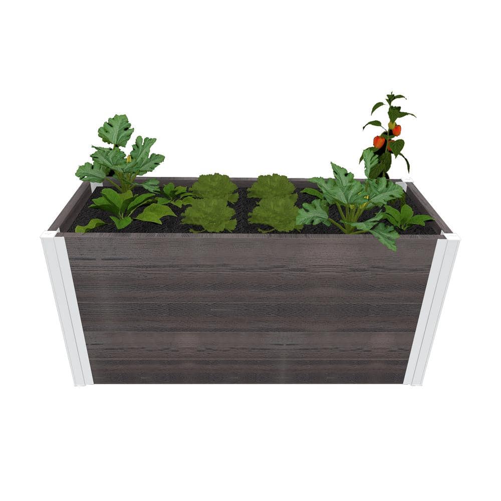 "Urbana 39""L x 16""W x 18""H Small Vinyl Parklette Planter, Espresso Brown, VT17512" price history on PriceWatchPro