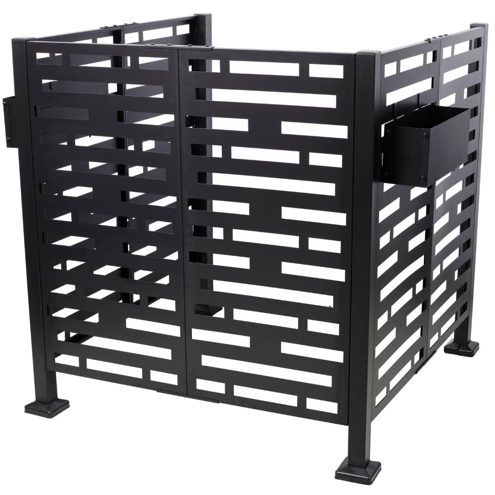 43 in. x 43 in. Air Conditioner Fence for Outdoor Units Metal Privacy Fence with Planter Boxes price history on PriceWatchPro