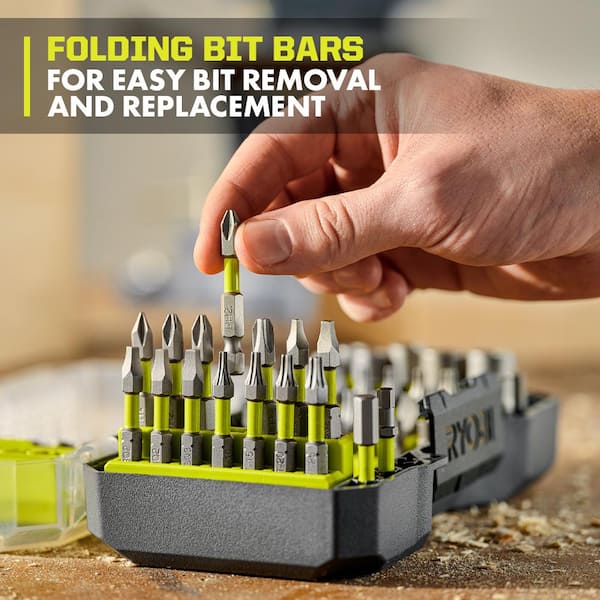 RYOBI Diamond Grit Driving Set (52-Piece) A965201 - The Home Depot
