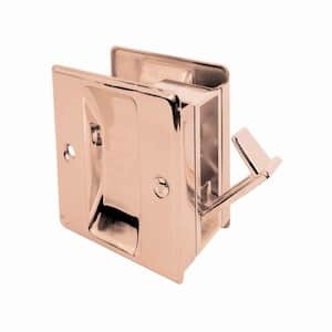 Solid Brass Pocket Door Combination Pull