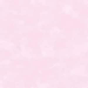 Tiny Tots 2-Collection Pink Glitter Finish Baby Texture Smooth Paper Non-Woven Wallpaper Roll