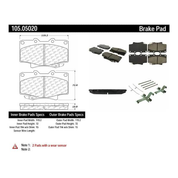 Centric Parts Disc Brake Pad Set