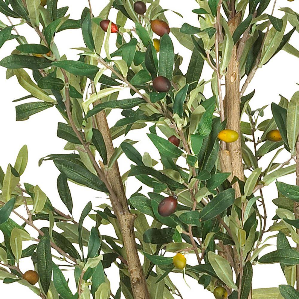 Mediterranean Elegance 5' Silk Olive Tree with Lush Leaves