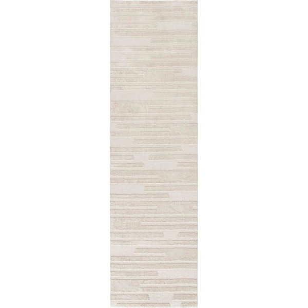 Vinings 2 ft. x 7 ft. Cream Runner Rug