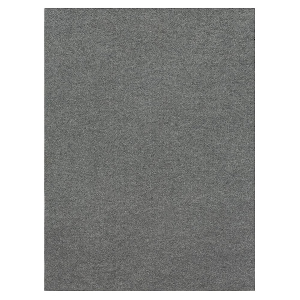 Gray Rib 8x10 Indoor / Outdoor Area Rug