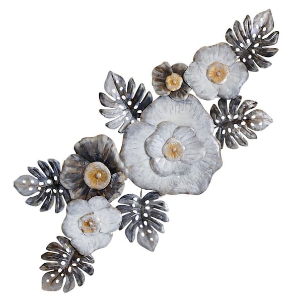 StyleCraft Floral Brooch 1-Piece Unframed Poster 20.9 in. x 47.2 in.