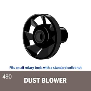 Rotary Tool Dust Blower for Sanding, Engraving, and Carving Applications
