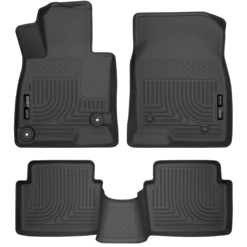 Husky Liners Front & 2nd Seat Floor Liners Fits 14-18 Mazda 3 Hatchback ...