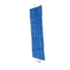 18 in. Standard Microfiber Wet Mop Refill in Blue