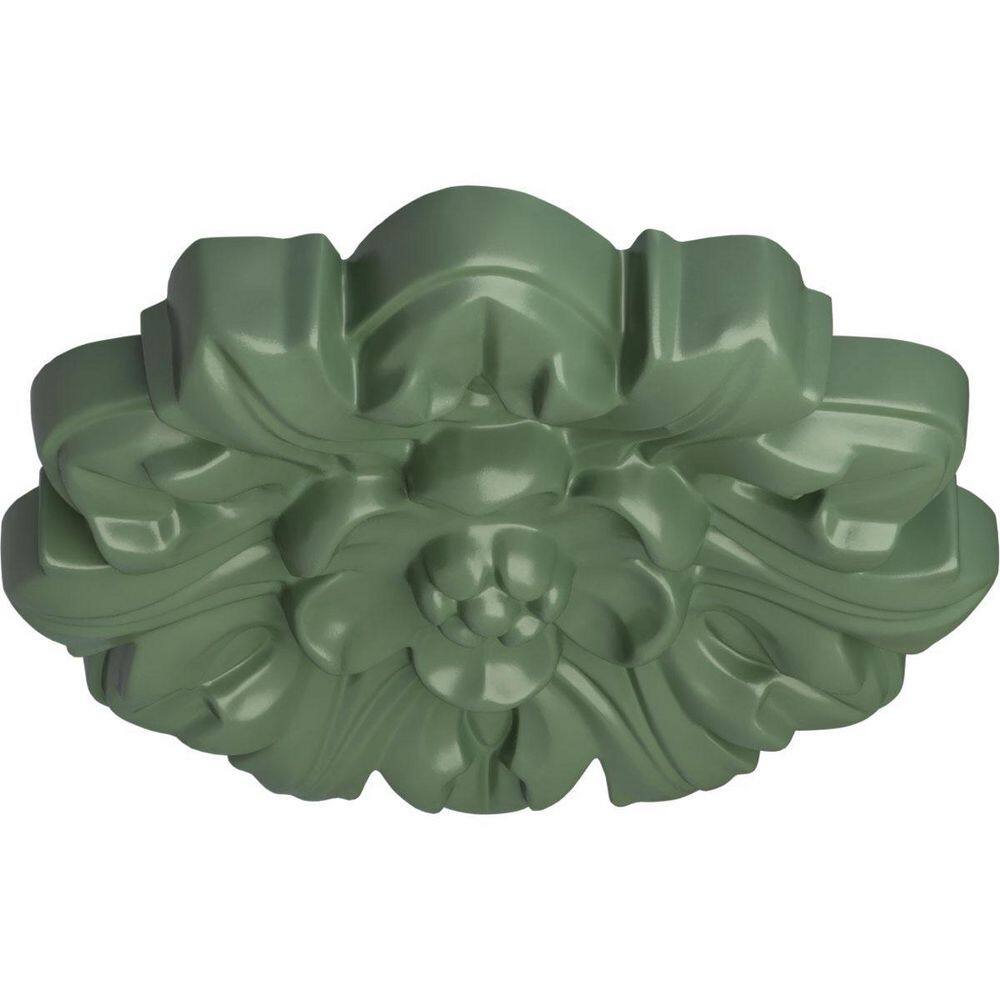 Athenian Green Polyurethane Floral Ceiling Medallion